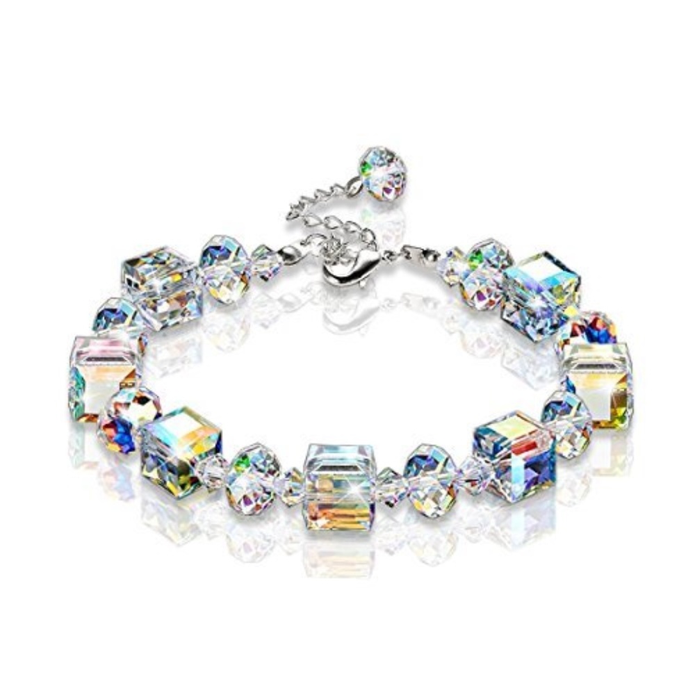 Beautiful Aurora Boreale Crystal Bracelet